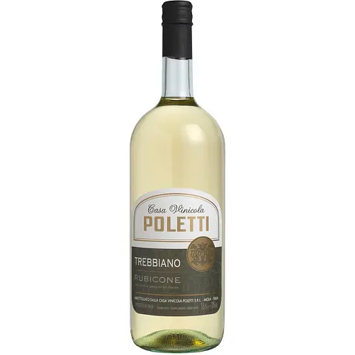 Вино Casa Vinicola Poletti Trebbiano IGT Rubicone біле сухе 1.5 л