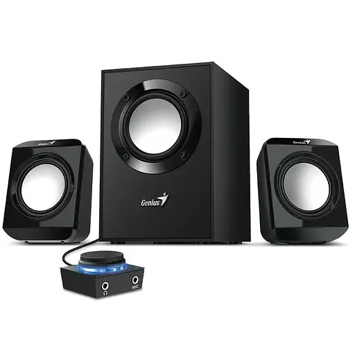 Акустическая система Genius 2.1 SW-2.1 300 II Black (31730053401) - фото 1