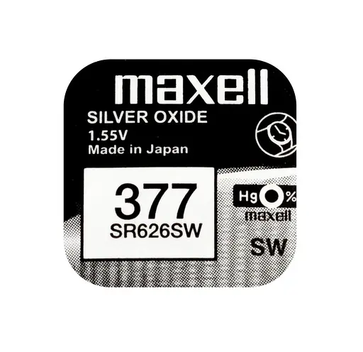 Батарейка MAXELL SR626SW 1PC EU MF (377) A 1шт (M-18292000) - фото 1