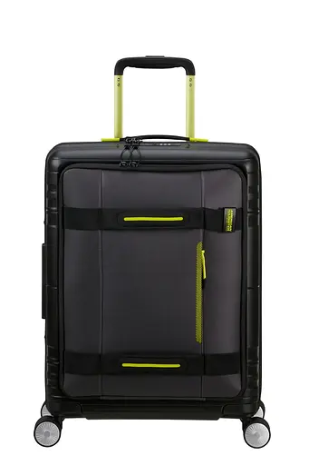 Валіза 55 См American Tourister HELLO CABIN BLACK/LIME 55x40x22(25) MC4*19005