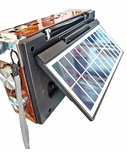 Акумуляторний радіоприймач Waxiba XB-961BT-C-S із сонячною панеллю - фото 4