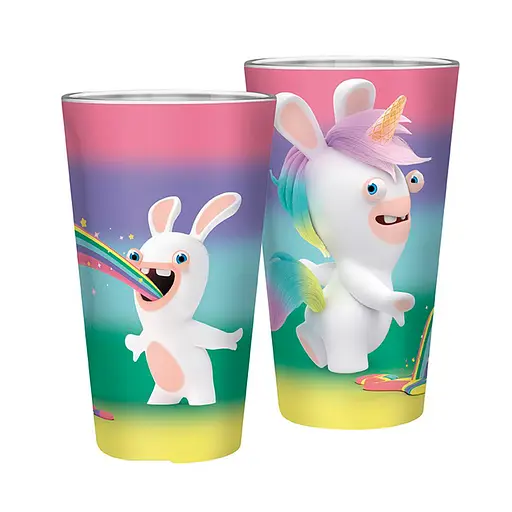 Склянка Lapin Cretins Rainbow Rabbids (Скажені кролики) 400 мл - фото 3