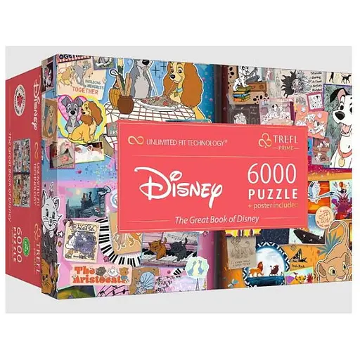 Пазл Trefl Безмежна колекція: Велика книга Дісней 6000 ел. (81037)