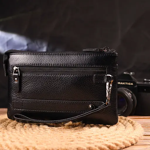 Клатч кожаный мужской Canpellini 21,5х13,5х1 см sum0022425 - фото 8