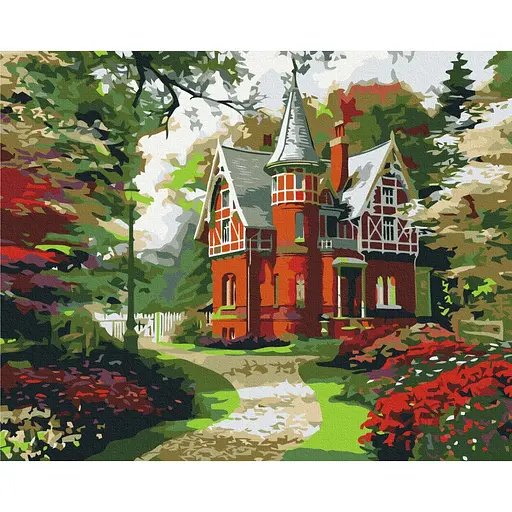 Картина за номерами Казковий будинок Brushme 40x50 см кольорова 000276740 - фото 1