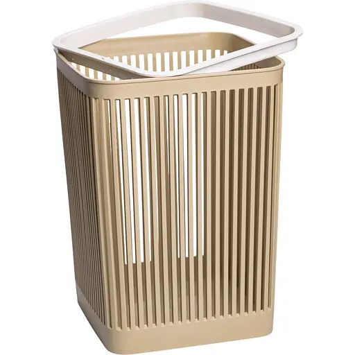 Кошик для сміття Yiwu  пластиковий 8 л світло-коричневий  HP-45-9OL - фото 2