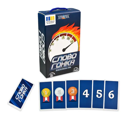 Настільна гра Strateg Словогонка українською мовою (30824) - фото 5