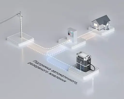 Зарядна станція Oukitel BP2000 Pro 3600w 2048wh Power Type-C USB DC AC - фото 9