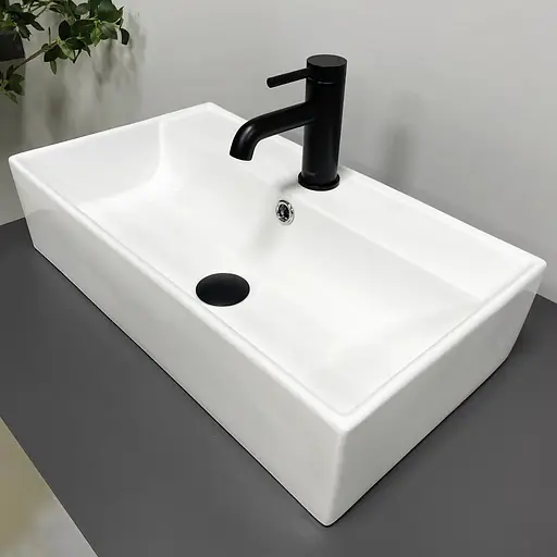 Умивальник VBI Tavernola white накладний VBI-015506, Білий - фото 1