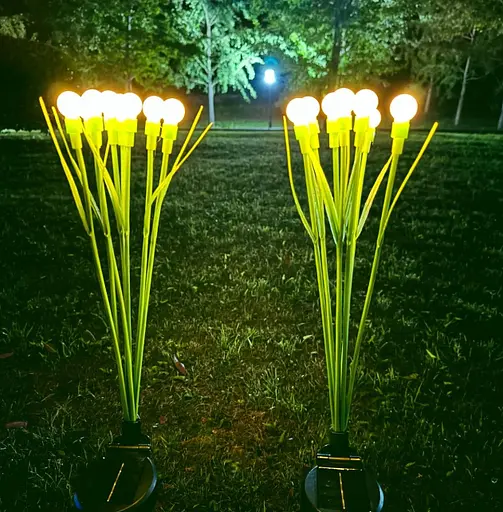 Світильник Sun Lamp Firefly Skylight із зеленим листям садовий декоративний 2 шт - фото 5