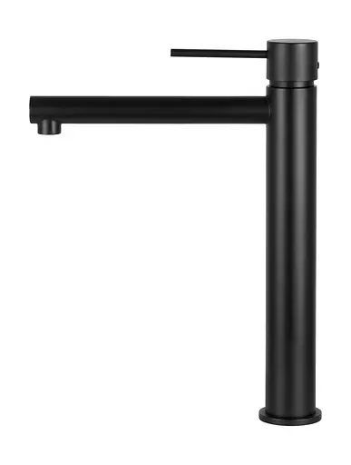 Змішувач для умивальника для раковини Corsan Lugo black mat високий CMB7512BL Чорний матовий - фото 1