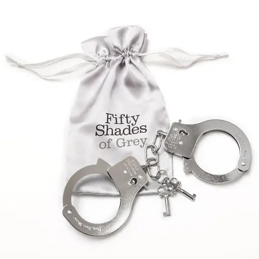 Металеві наручники Fifty Shades of Grey You Are Mine 267 см сріблястий - фото 2