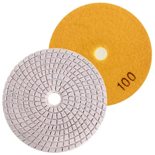 Круг алмазний Alloid Building Tools шліфувальний на липучці 100 мм зерно 100 (DD-100100) - фото 1