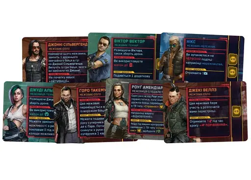 Настольная игра Geekach Games Cyberpunk 2077. Банды Найт-Сити (Gangs of Night City) (укр.) (GKCH228nc) - фото 4