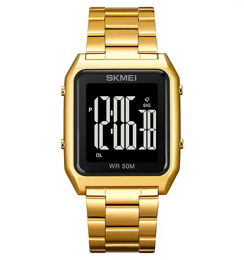 Чоловічий наручний годинник Skmei 1879 (Золотистий)