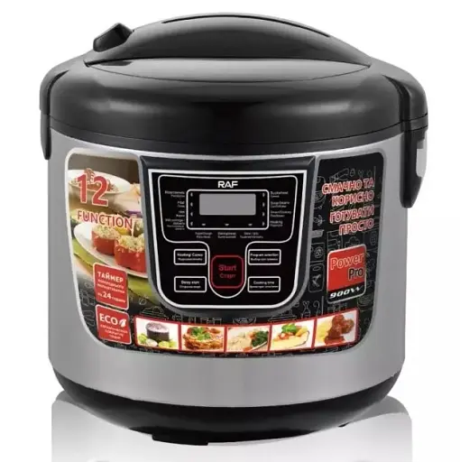 Багатофункціональна мультиварка RAF-166B з антипригарною чашею 12 програм 6 л - фото 7