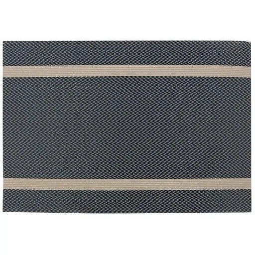 Сервірувальна серветка під тарілку з люрексом Eurogold 30х45 см сіра (2144)