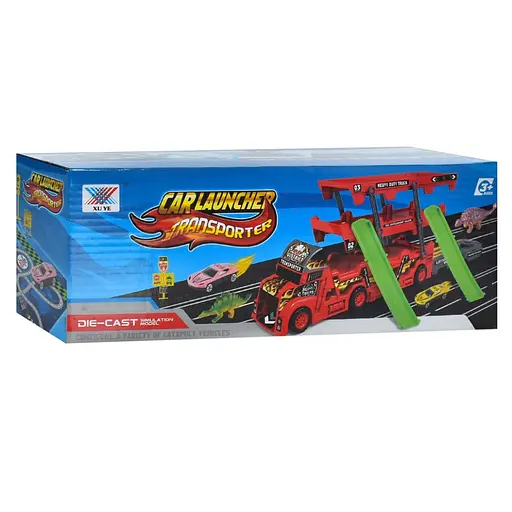 Детский трейлер с машинками K180A20 в наборе 8 машинок - фото 2