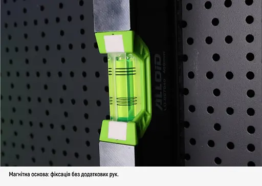 Уровень строительный Alloid 3 капсулы с магнитом и боковым окном 40 см (LD-007040) - фото 4