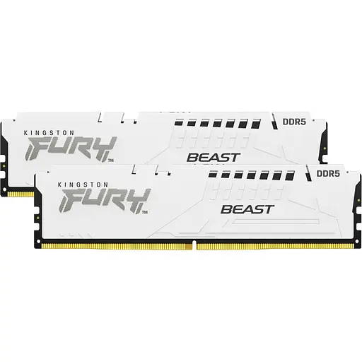 Модуль пам'яті для комп'ютера DDR5 32GB (2x16GB) 5600 MHz Beast White Kingston Fury (ex.HyperX) (KF556C36BWEK2-32) - фото 3
