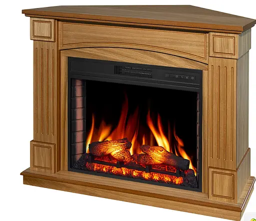 Каминокомплект ArtiFlame BOSTON AF28S СВЕТЛЫЙ ДУБ  (со звуком) - фото 3