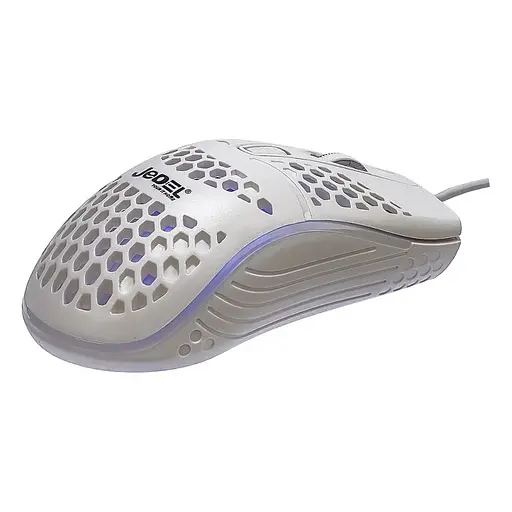 Миша Jedel CP77 2000 DPI з RGB підсвічуванням біла - фото 2