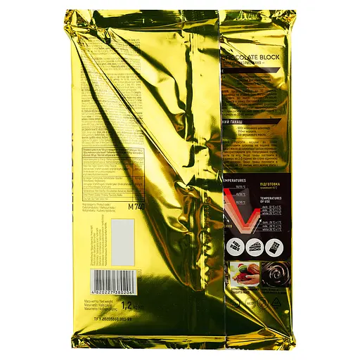 Шоколад молочний Delice D'or М740 блок 1.2 кг - фото 4