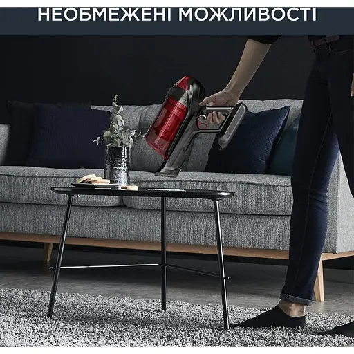 Пилосос Rowenta X-Force Flex 12.60 Auto Animal безпровідний чорно-червоний (RH98A9WO) - фото 8