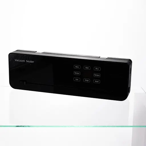 Вакууматор бытовой сенсорный для влажных и сухих продуктов 120 Вт со встроенным резаком упаковщик вакуумный Черный Yiwu HP-11-29B - фото 3