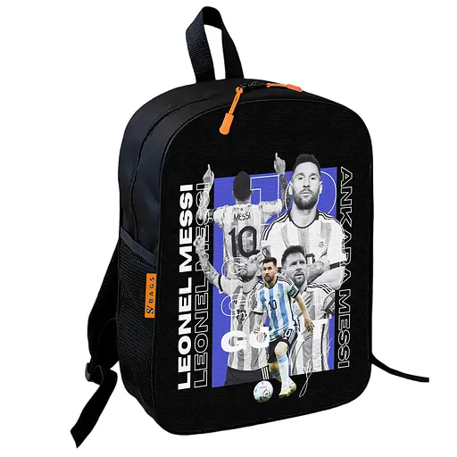 Рюкзак школьный детский спортивный Лионель Месси 36х27 см для мальчика (01122)