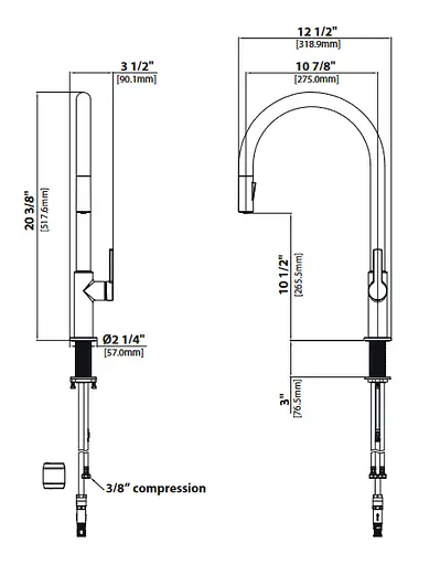 Змішувач для кухні Kraus KPF-2821SFACB Бронза - фото 6