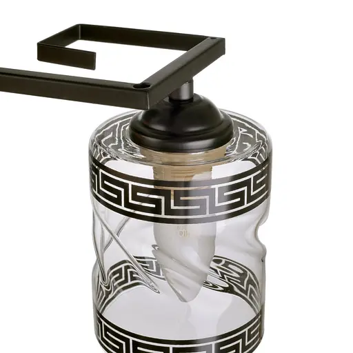 Люстра стельова Brille E27 40W BK (LK-688C/3) - фото 6