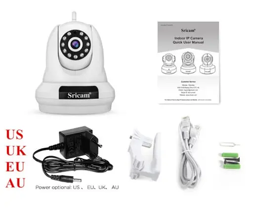 Внутренняя IP-камера Sricam sp018 Full-HD 1080P Wi-Fi - фото 4