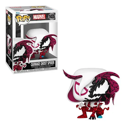 Фигурка Funko Pop Фанко Поп Марвел Карнаж Гвен Стейси Marvel Carnage Ghost Spider 10 см FP M CCS 1435