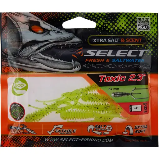 Силикон Select Toxic 2.3" #241 (6 шт/уп) - фото 2