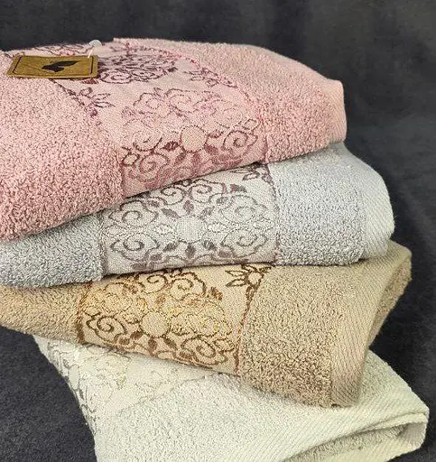 Махровое полотенце для лица 90 x 50 см XT6-84 мягкое полотенце для душа и бани, набор 4 шт. 4 цвета - фото 3