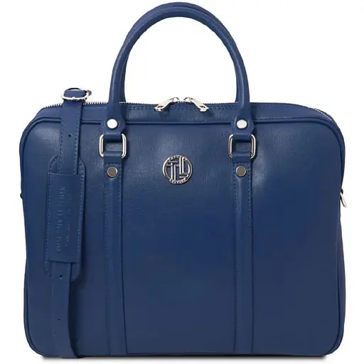 Портфель для ноутбука Tuscany из сафьяновой кожи 37х28х7 см sum0028620 - фото 1