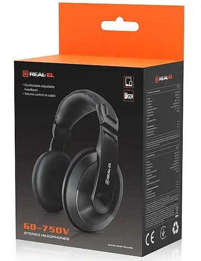 Навушники Real-EL GD-750V Black (GD-750V Black) - фото 8