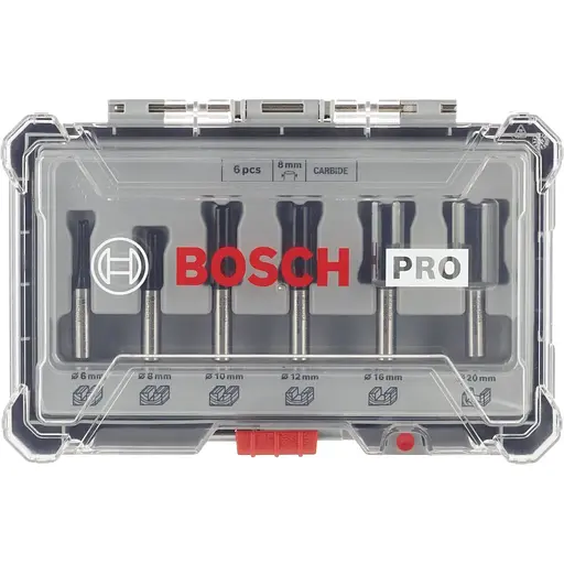 Набор пазовых фрез Bosch Professional 8 мм 6 шт. (2.607.017.466)