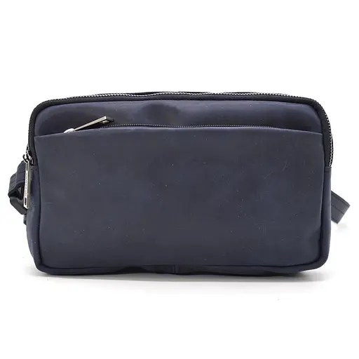 Кожаная мужская сумка на пояс TARWA 25х15х4 см sum0026018 - фото 10