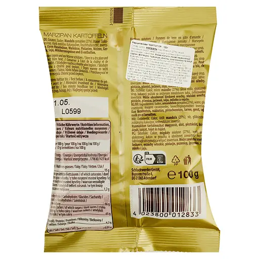 Цукерки Schluckwerder марципанові Картопля 100 г - фото 2