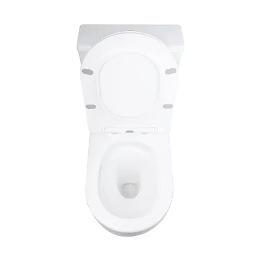 Унитаз напольный Qtap Grand Ultra Quiet безободковый с сиденьем Soft-close White QT26228301W, Белый - фото 6