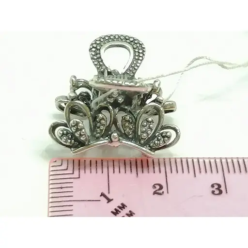 Срібна шпилька для волосся Ірій. 9306 - фото 4