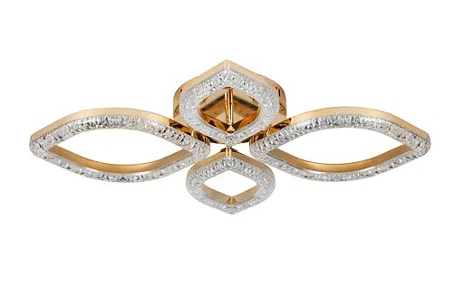 Люстра светодиодная акриловая Sirius 2721/2+2 GD 48W*2 - фото 2