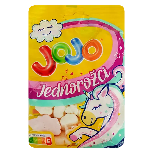 Конфеты желейные JOJO Unicorns с фруктовыми вкусами 80 г