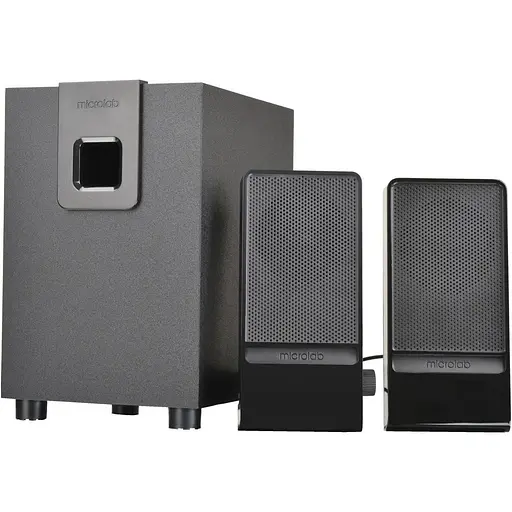 Акустическая система Microlab 2.1 M-100 Black (M-100) - фото 2
