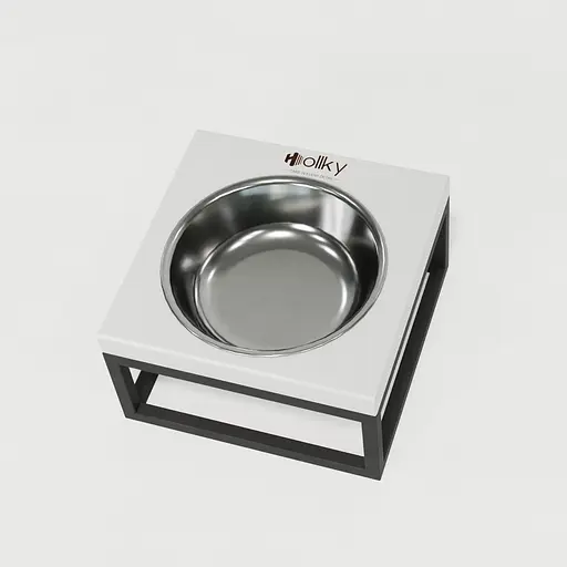 Hollky Base Solo S — миска на підставці для котів і маленьких собак (1 × 0,45 л) - фото 8