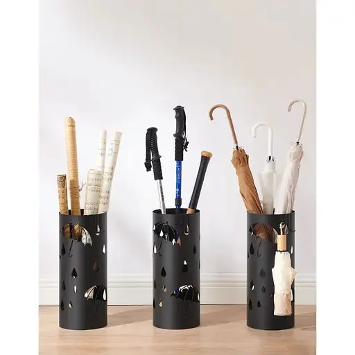 Підставка для парасольок Leobert Sakura кругла форма чорний - фото 4