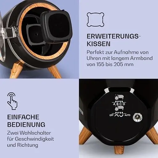 Ротомат ящик для автоподзавода часов Klarstein Sindelfingen (10040049) - фото 3