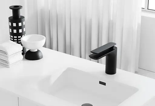 Змішувач для умивальника Kohlman Experience Black Matt низький QB100E-B Чорний матовий - фото 2